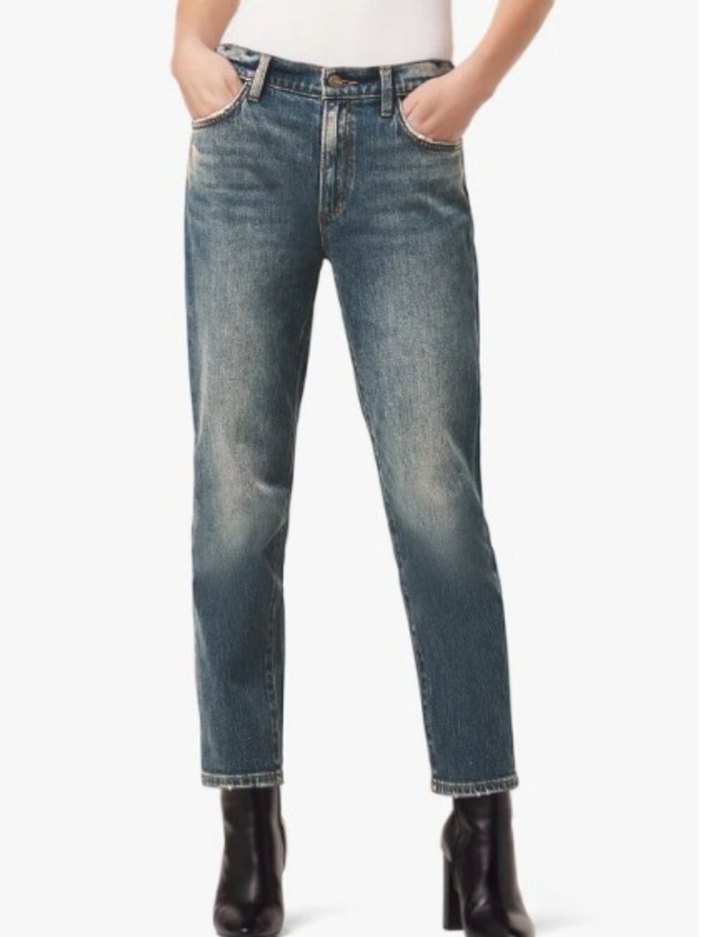 Joe's Jeans The Scout mid rise slim boyfriend jeans blue grey women's size 30